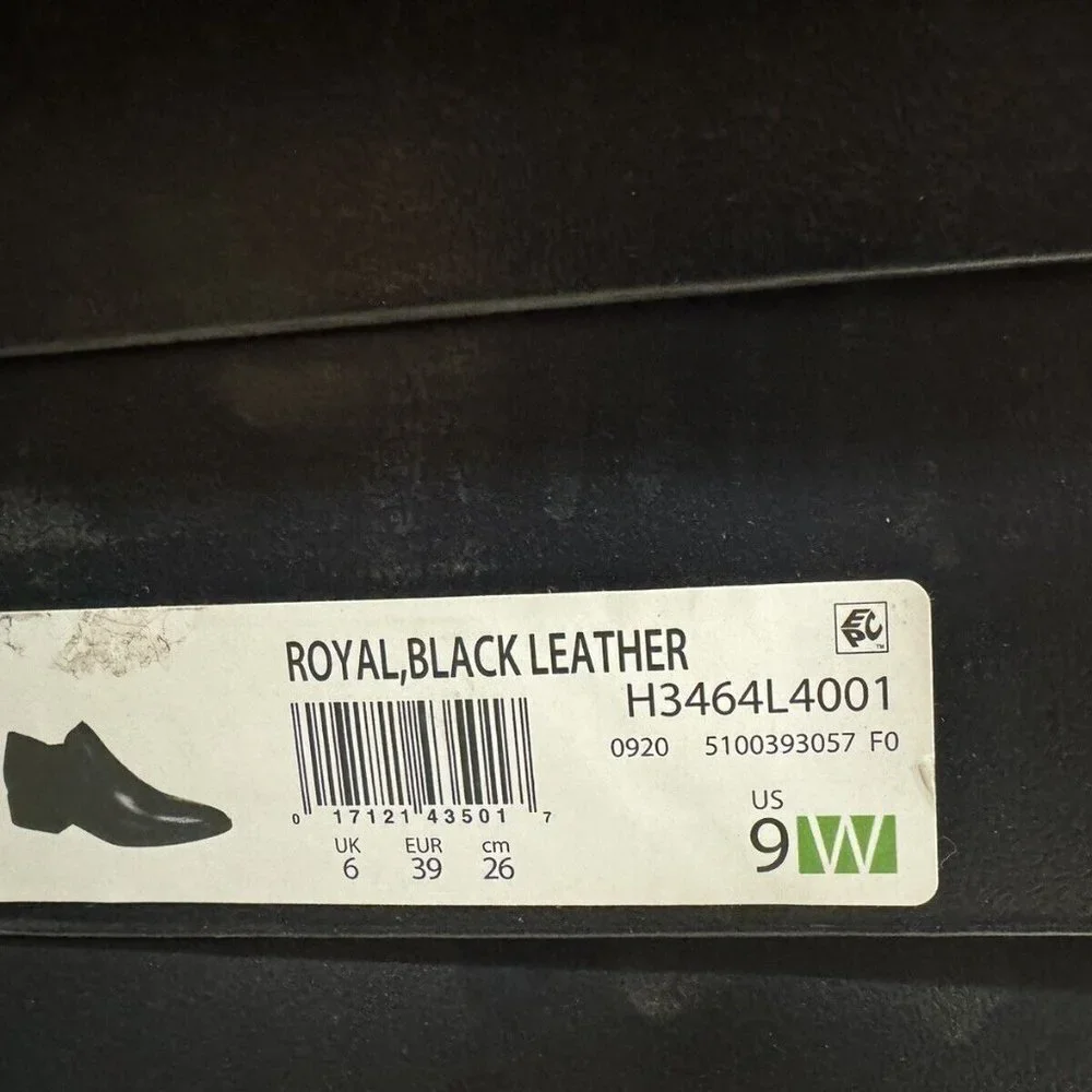 Naturalizer Womens Royal Boot Black Leather Size 9 Wide